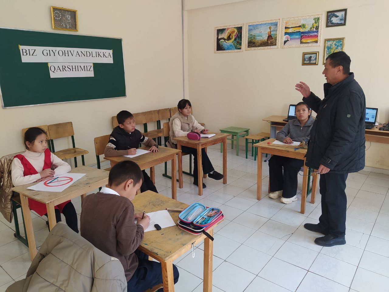 "Biz giyohvandlikka qarshimiz"